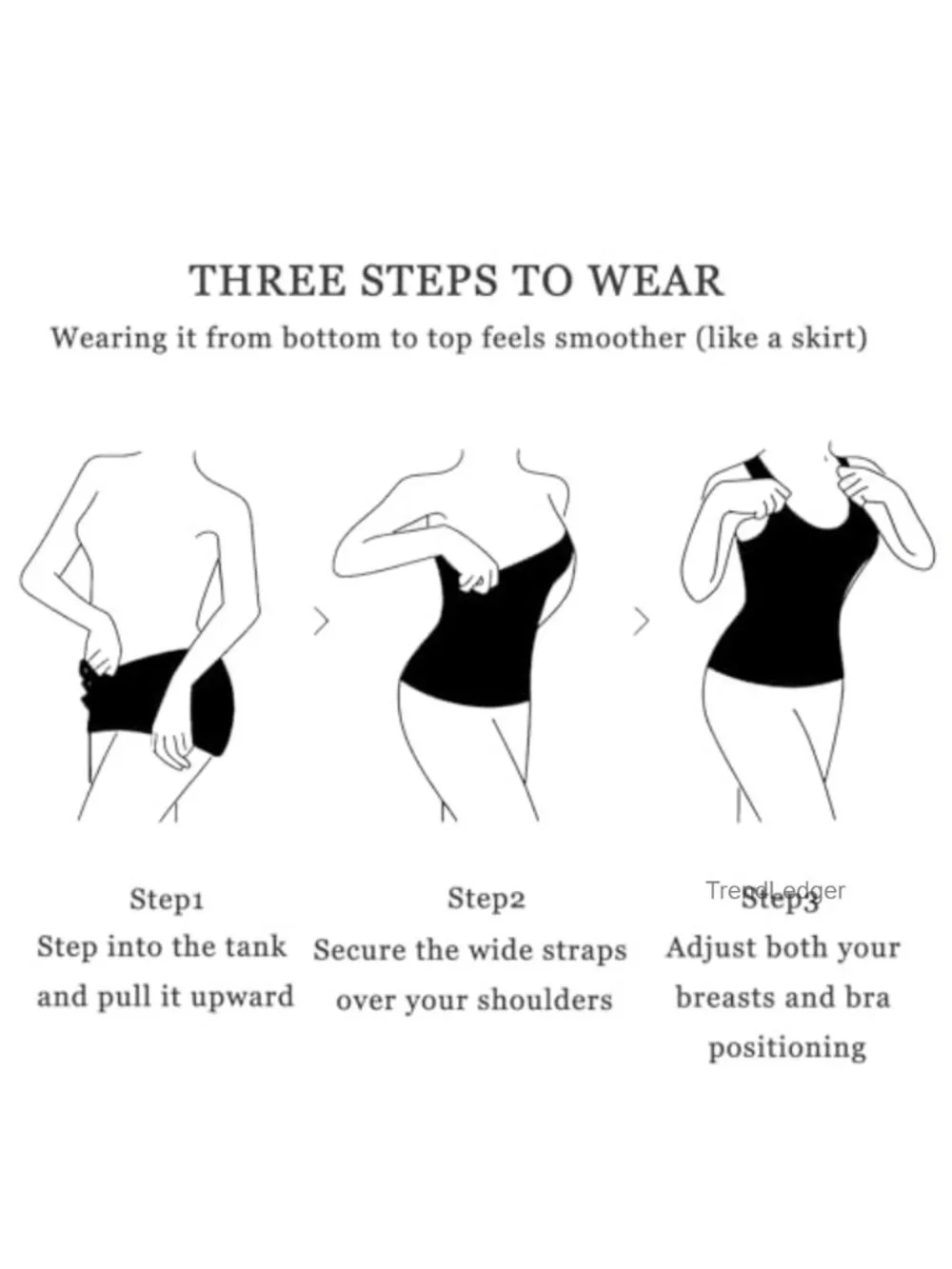 Women's Seamless Shapewear Tank Top Tummy Control Square Neck Compression